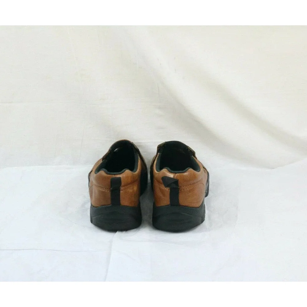 Roper Performance Mens Casual Slip On Shoes Size 10.5 Brown Leather Loafers